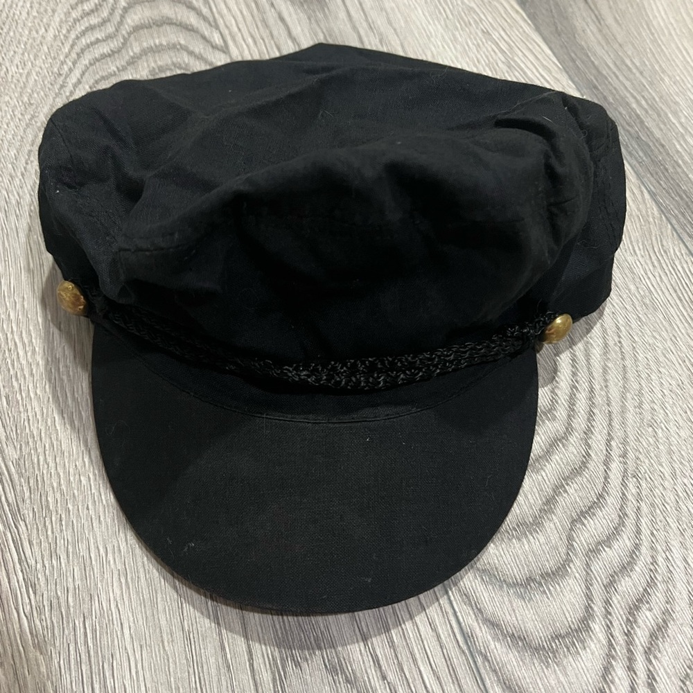 Black fashion hat from Target